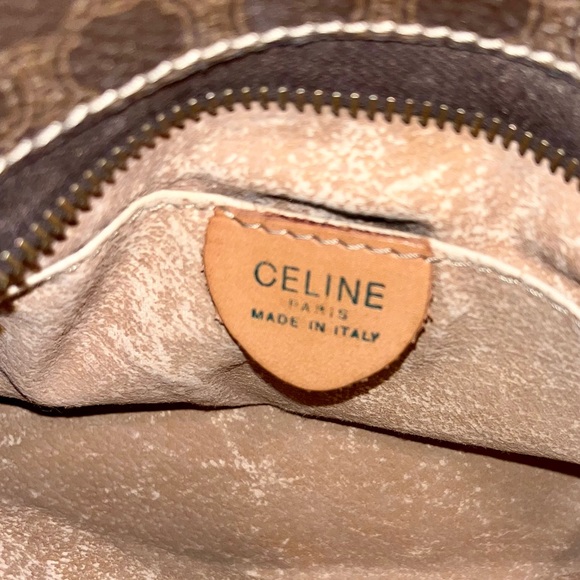 RARE VINTAGE CELINE MACADAM CROSSBODY BAG - Picture 5 of 13